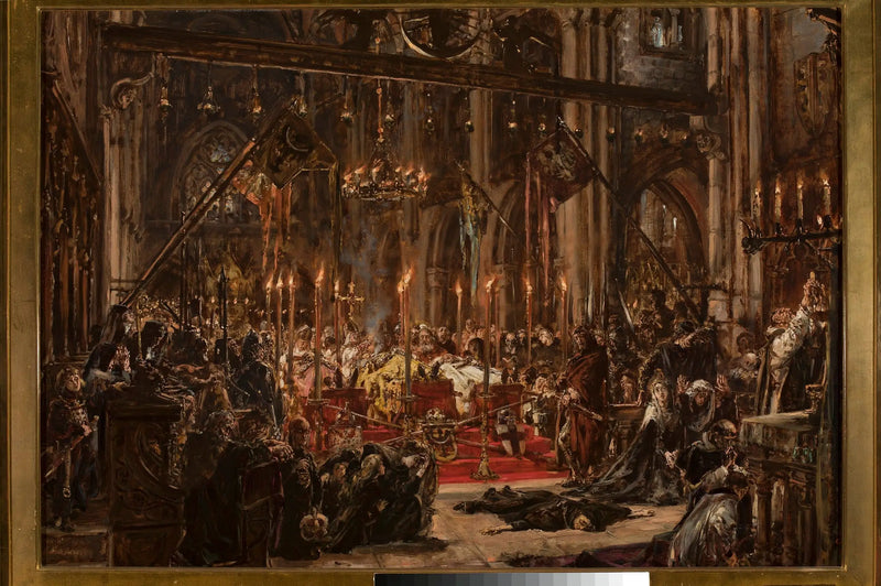 Défaite de Legnica, de la série « Histoire de la civilisation en Pologne » - Jan Matejko