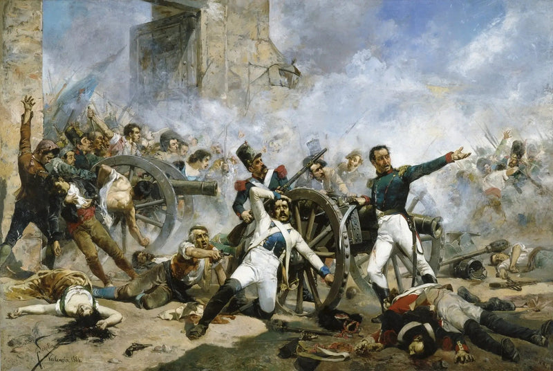 Défense du Parc d'artillerie de Montéléon - Joaquín Sorolla