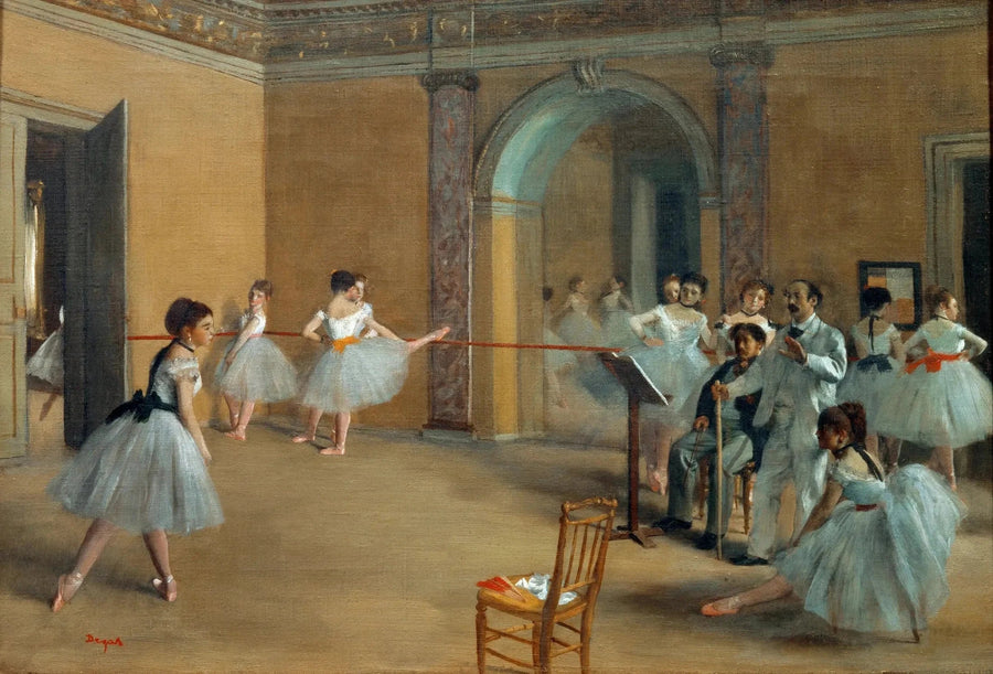 Le Foyer de la danse à l’Opéra de la rue Le Peletier, 1872 – Degas