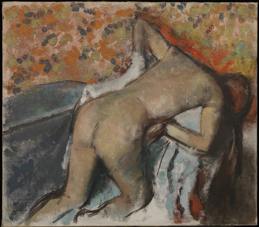 Après le bain, femme s’essuyant, vers 1895 – Degas
