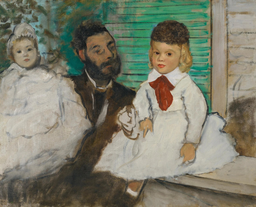 Ludovic Lepic et ses filles, vers 1871 – Edgar Degas