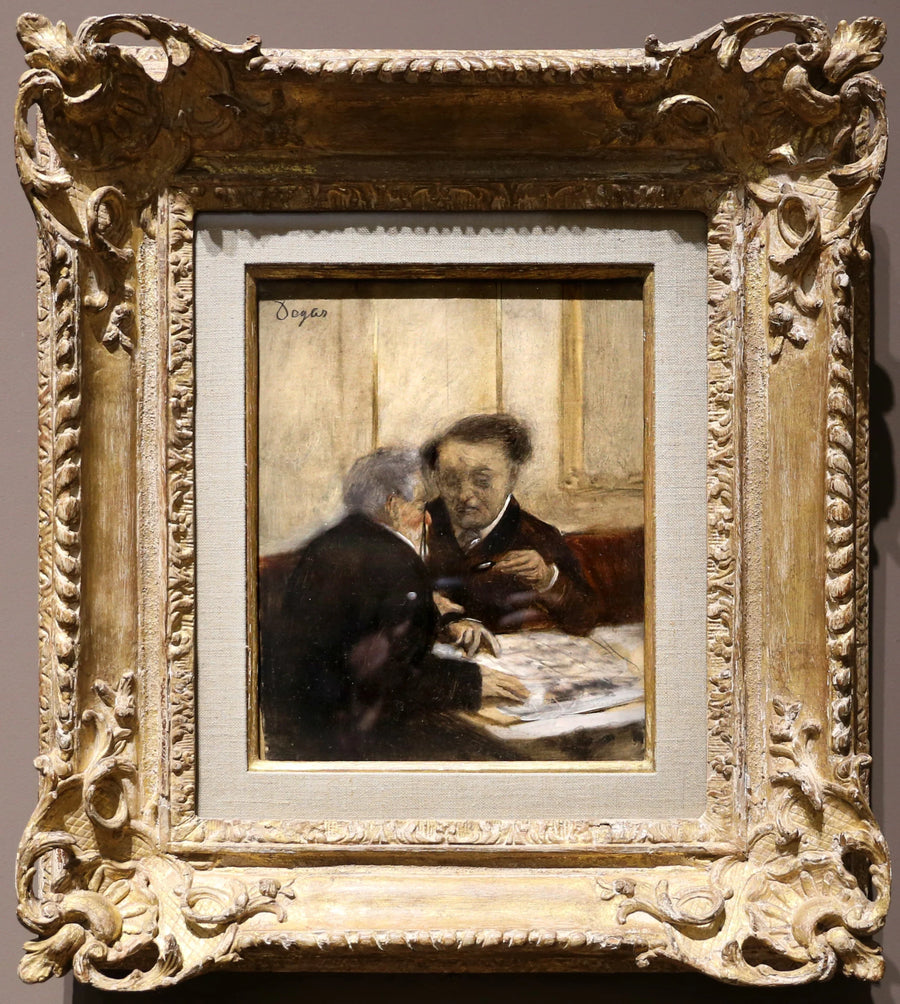 Au Café Châteaudun, vers 1869–1871 – Edgar Degas