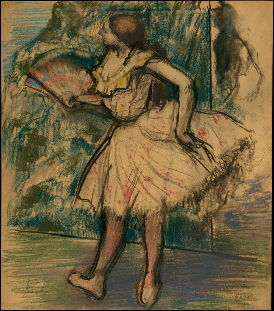 Danseuse avec un éventail, vers 1890–1895 – Edgar Degas
