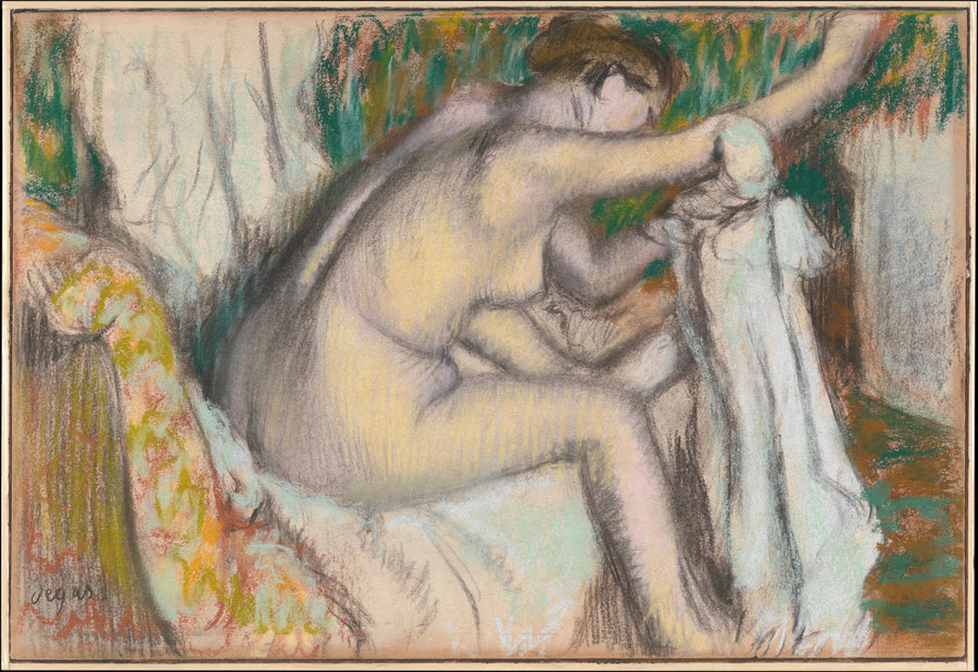 Femme séchant son bras, fin des années 1880–début 1890 – Edgar Degas