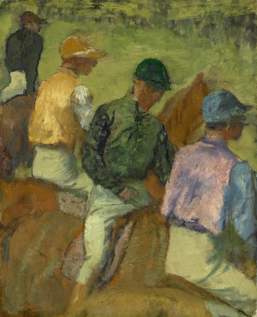 Quatre jockeys, vers 1889 – Edgar Degas
