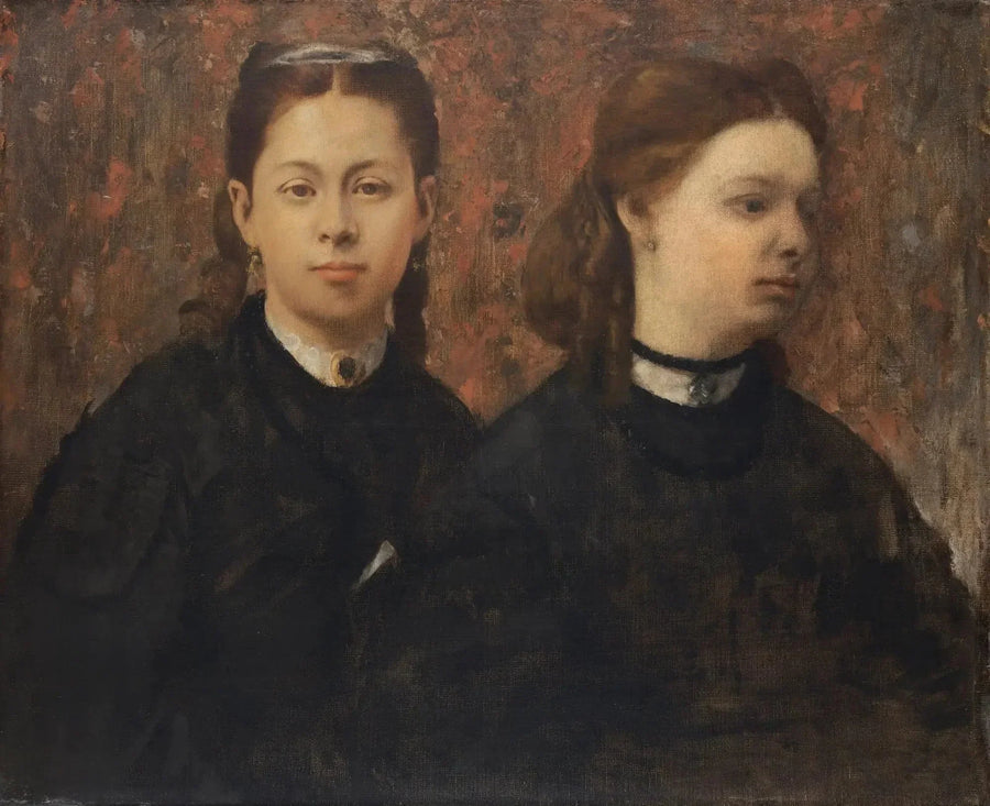 Double portrait : les cousines du peintre, vers 1868–1870 – Edgar Degas