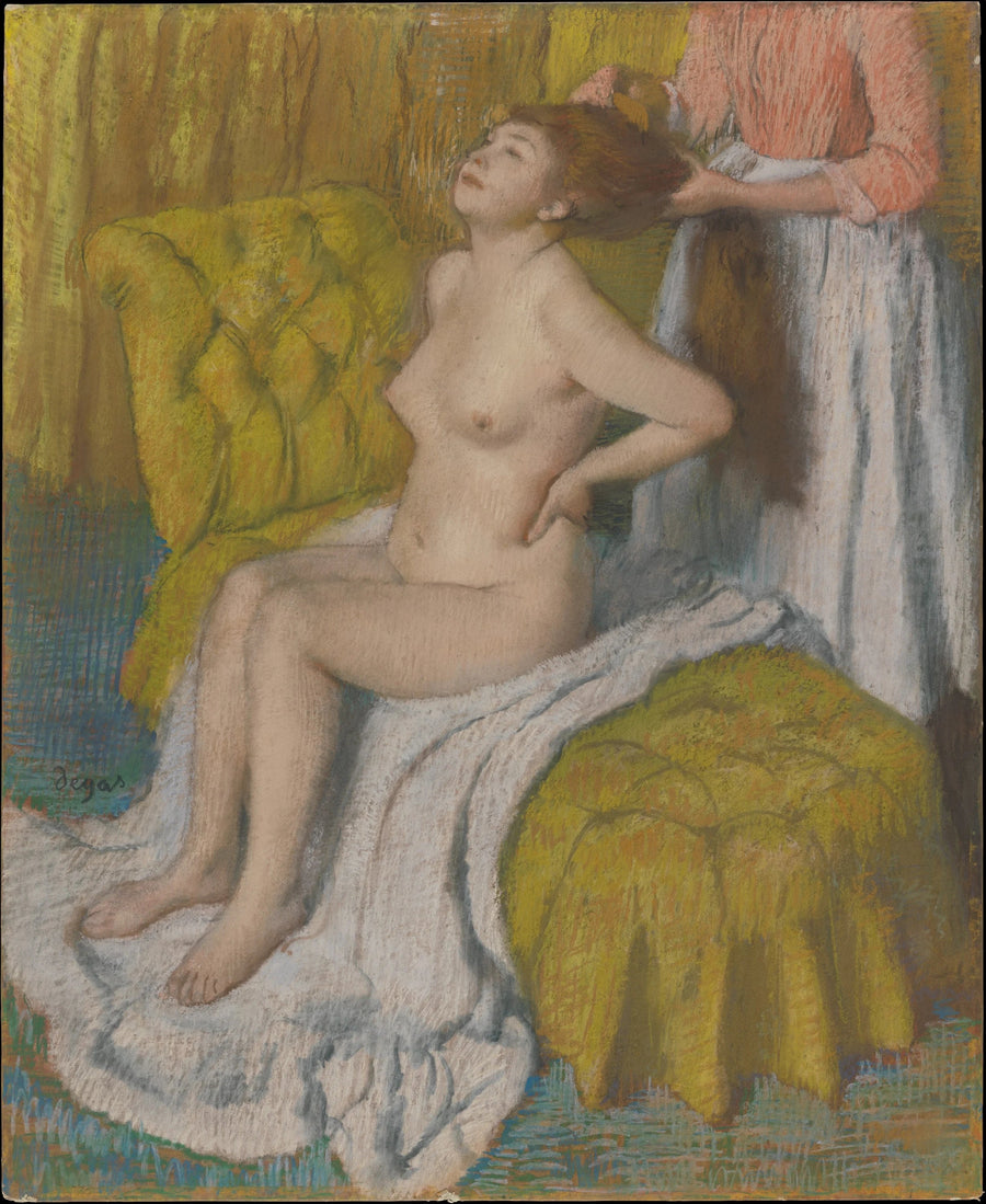 Femme se faisant peigner, vers 1886–1888 – Edgar Degas