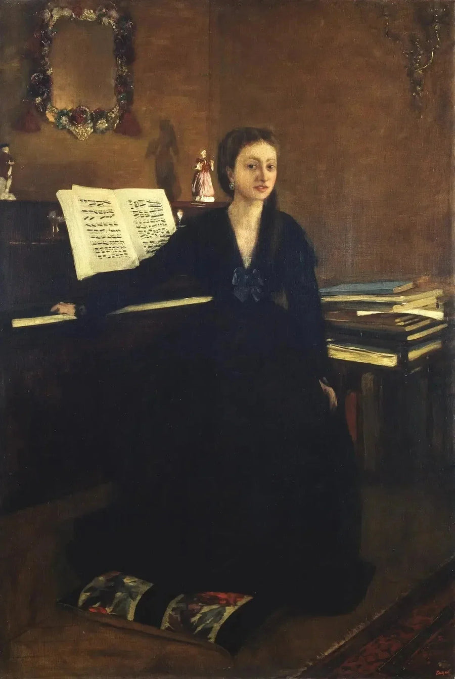 Madame Camus au piano, 1869 – Edgar Degas