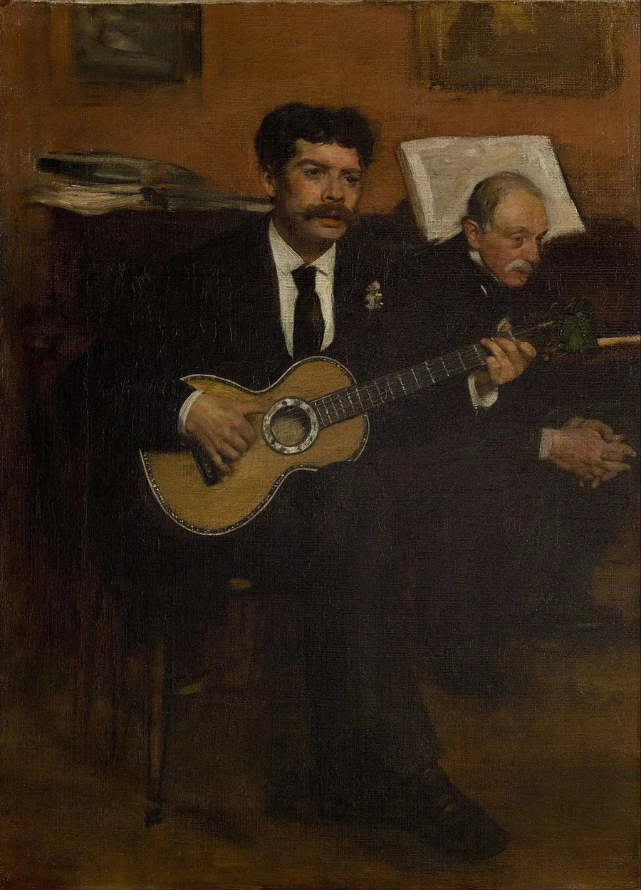 Lorenzo Pagans et Auguste de Gas, 1871–1872 – Edgar Degas