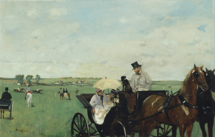 Aux courses en province, 1869 – Edgar Degas