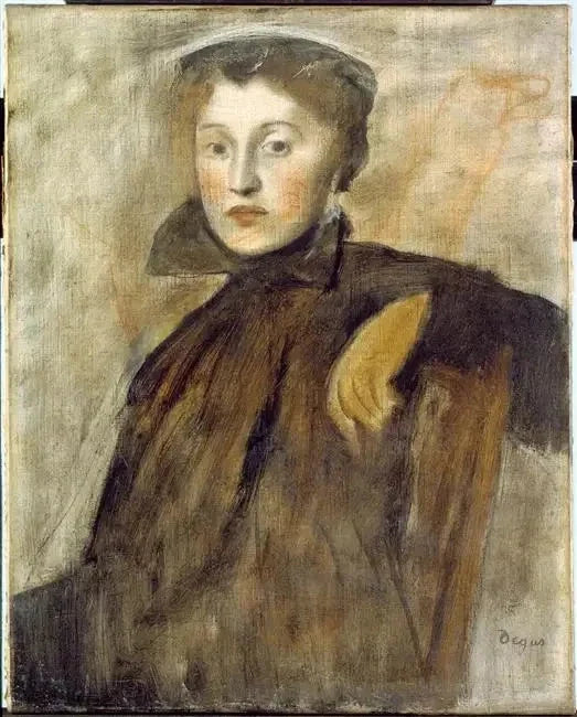 Portrait d’une femme, vers 1867 – Edgar Degas