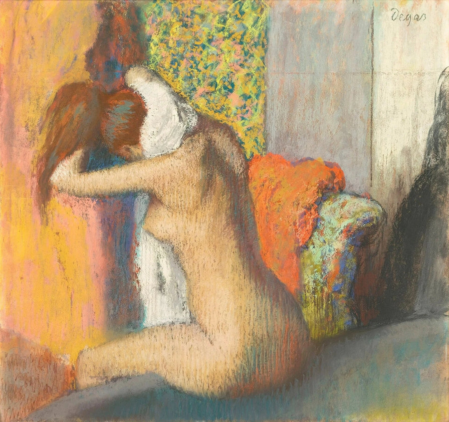 Après le bain, femme s’essuyant la nuque, vers 1895 – Degas