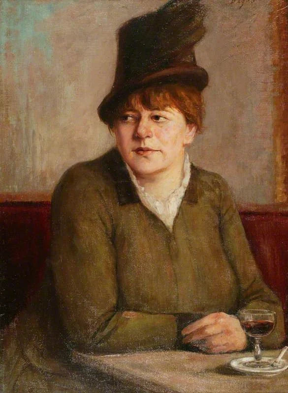 Femme dans un café – Edgar Degas