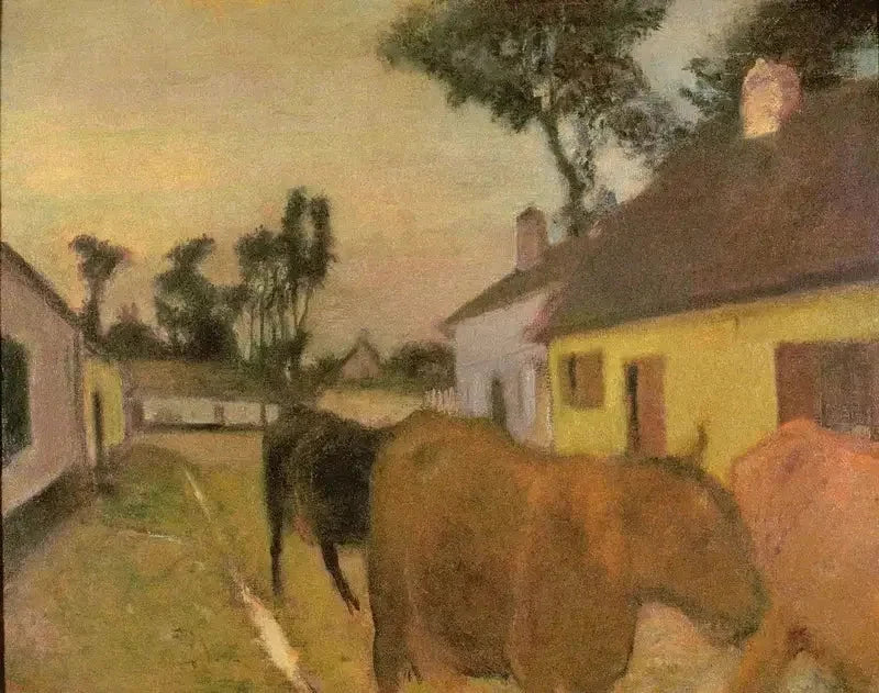 La Rentrée du troupeau, vers 1898 – Edgar Degas