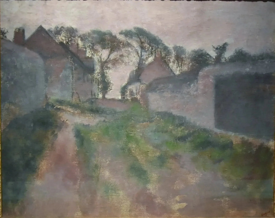 Rue du village de Saint-Valery-sur-Somme, 1896 – Degas