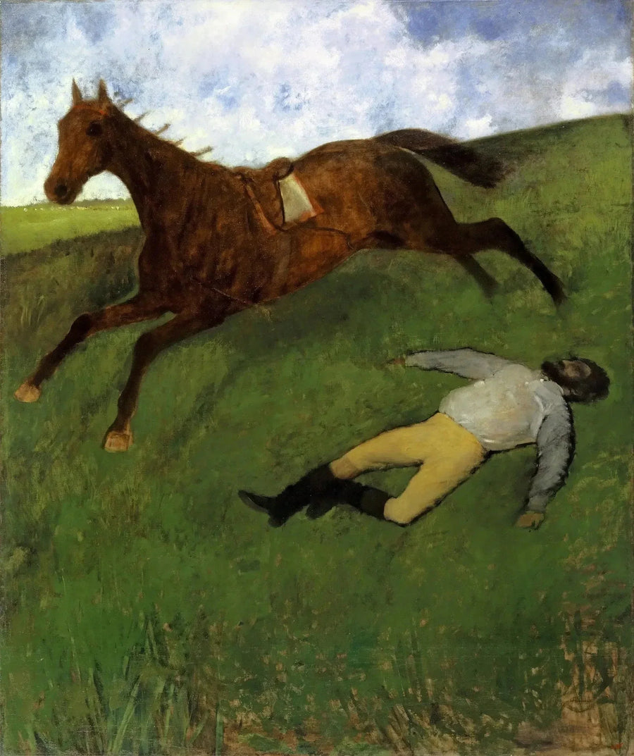 Jockey blessé, 1896-1898 – Edgar Degas