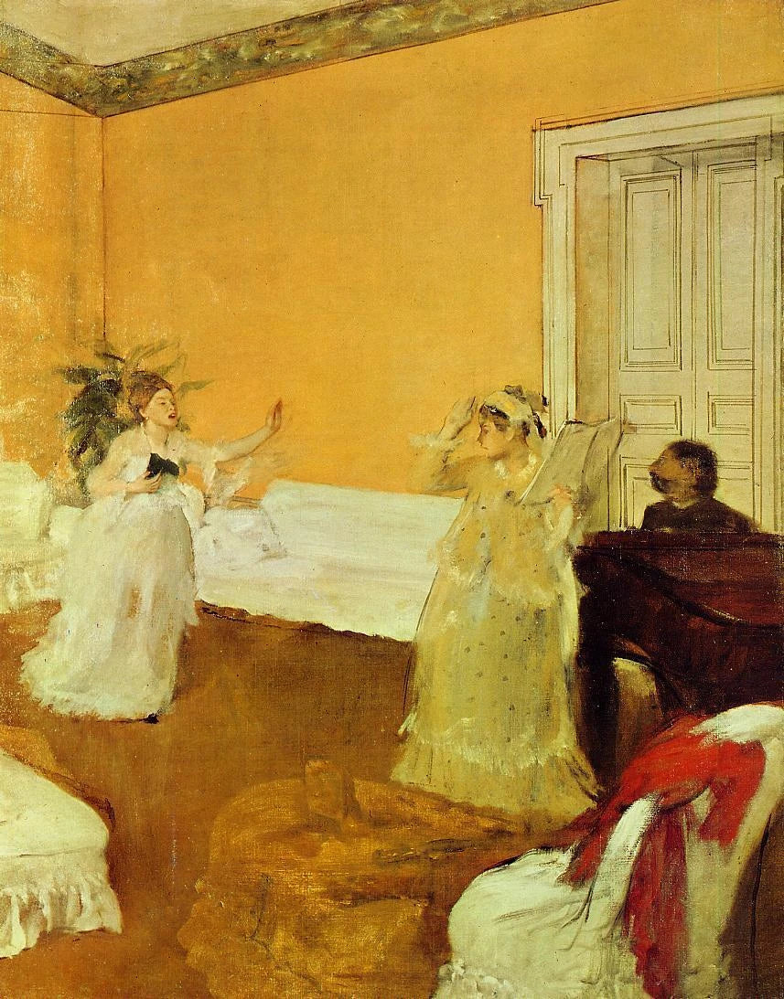 La Répétition de chant, vers 1872-1873 – Edgar Degas