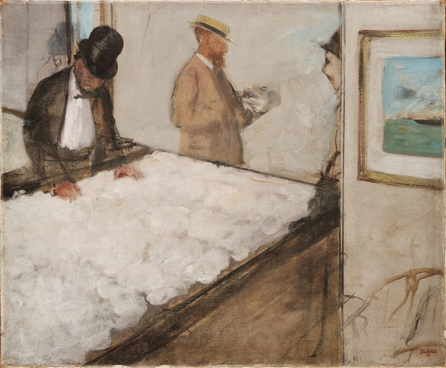 Marchands de coton à La Nouvelle-Orléans, 1873 – Degas