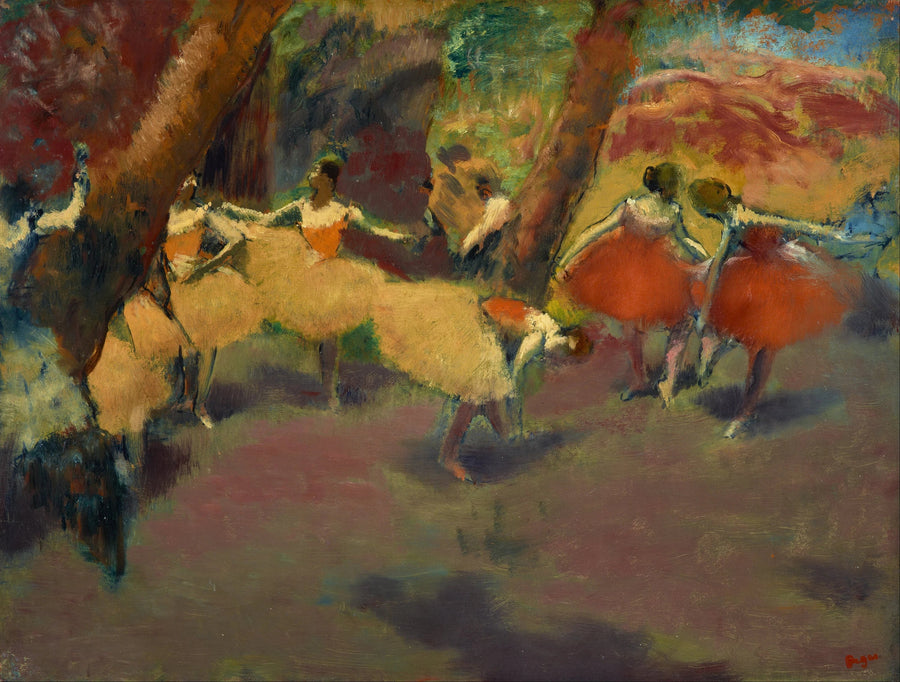 Avant la représentation, vers 1896-1898 – Edgar Degas