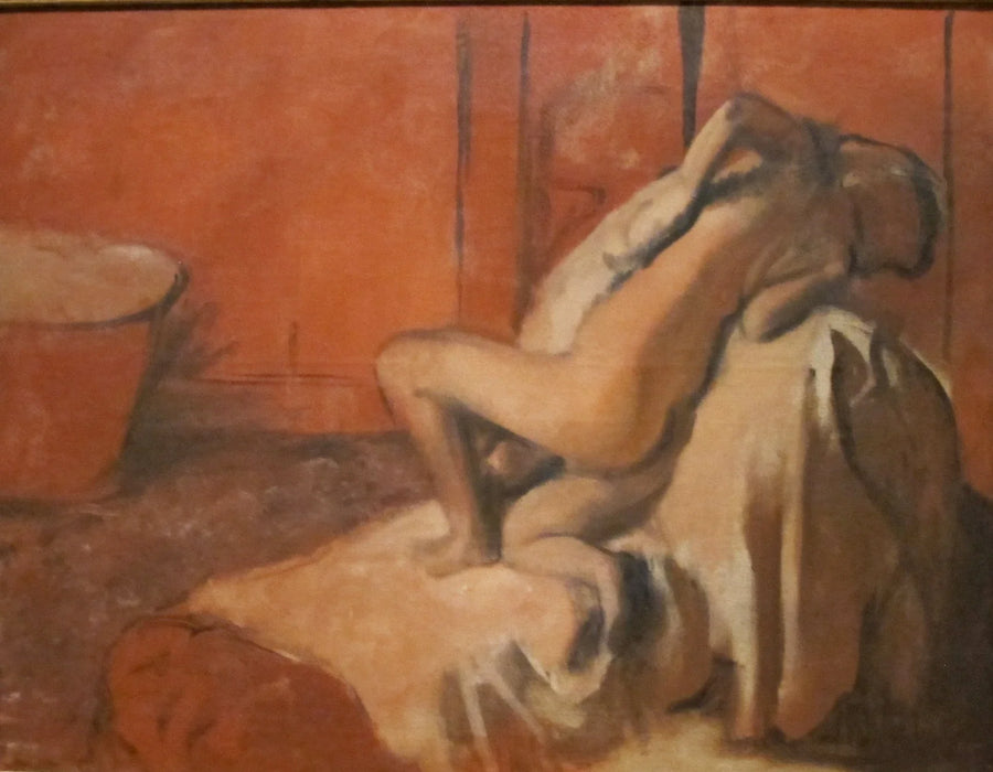 Après le bain, femme s’essuyant, vers 1896 – Degas