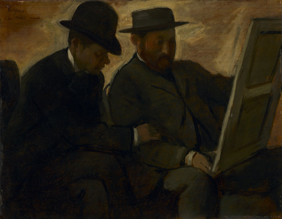 Paul Lafond et Alphonse Cherfils, vers 1878-1880 – Degas