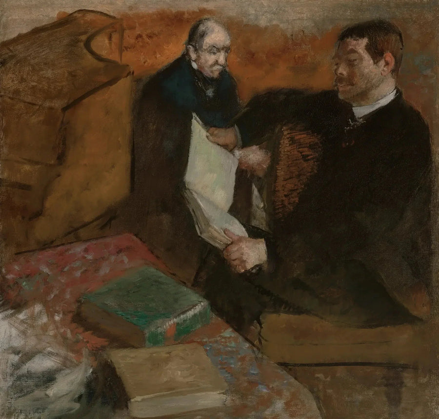 Pagans et le père de Degas, 1882 – Edgar Degas