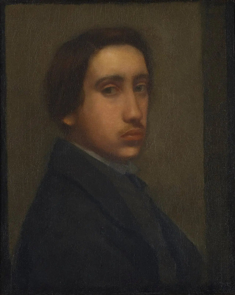 Degas à la redingote noire (Autoportrait) - Edgar Degas