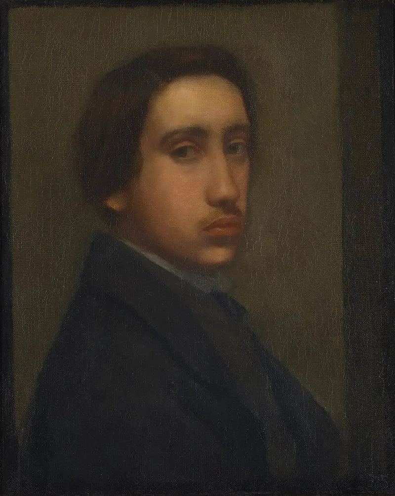 Degas à la redingote noire (Autoportrait) - Edgar Degas