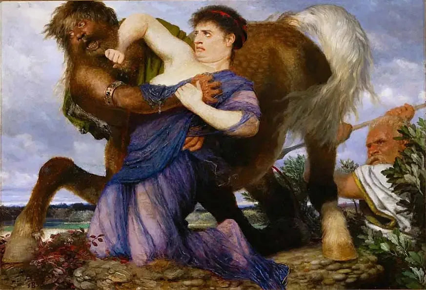 Déjanire et Nessus - Arnold Böcklin