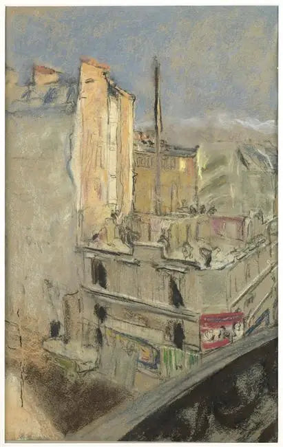 Démolition rue de Calais (60.1.1) - Édouard Vuillard