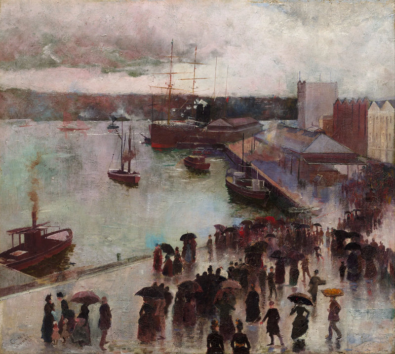 Départ de l'Orient - Quai Circulaire - Charles Conder