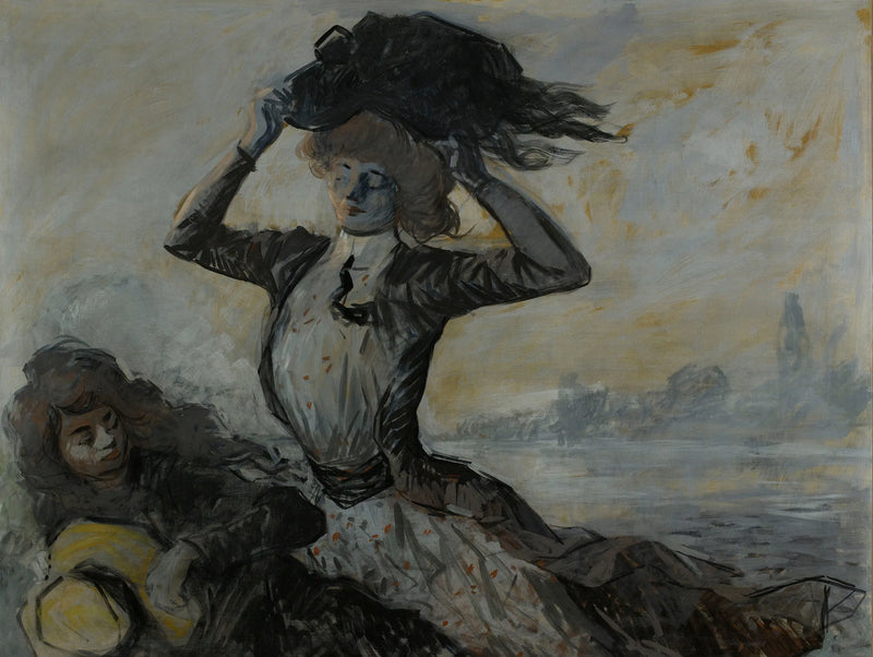 Départ, le coup de vent - Jean-Louis Forain