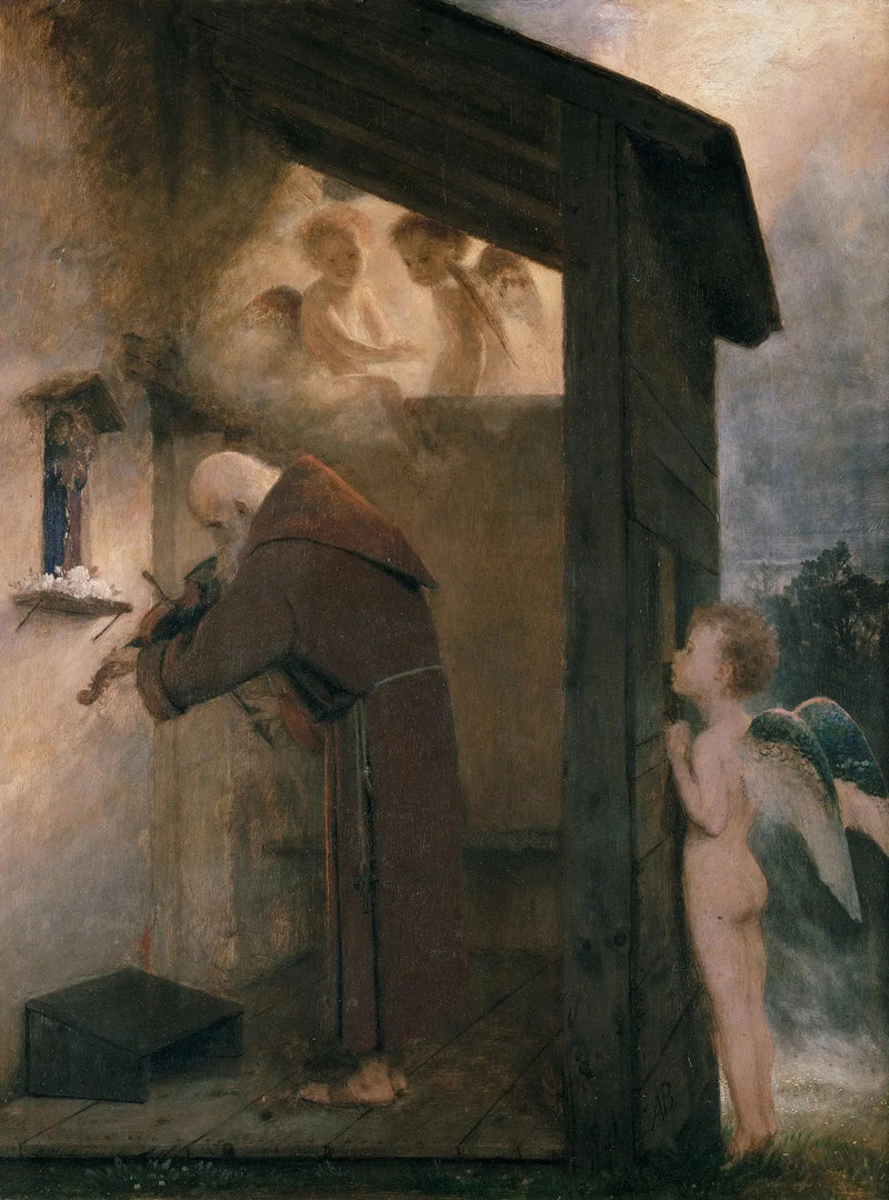 Der Einsiedler - Arnold Böcklin