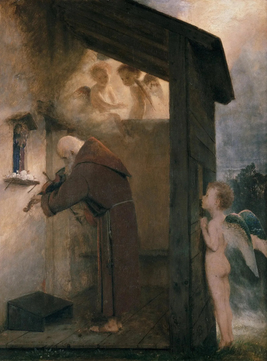 Der Einsiedler - Arnold Böcklin