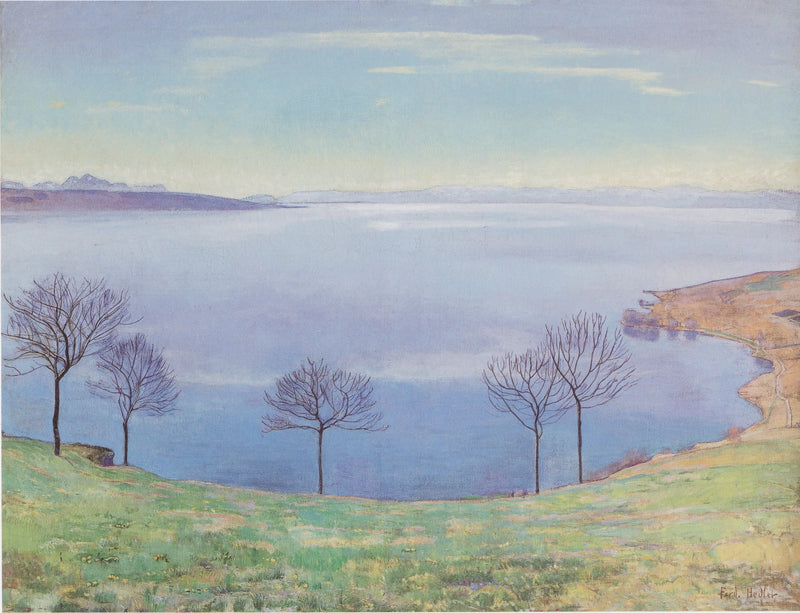 Der Genfersee von Chexbres aus - Ferdinand Hodler