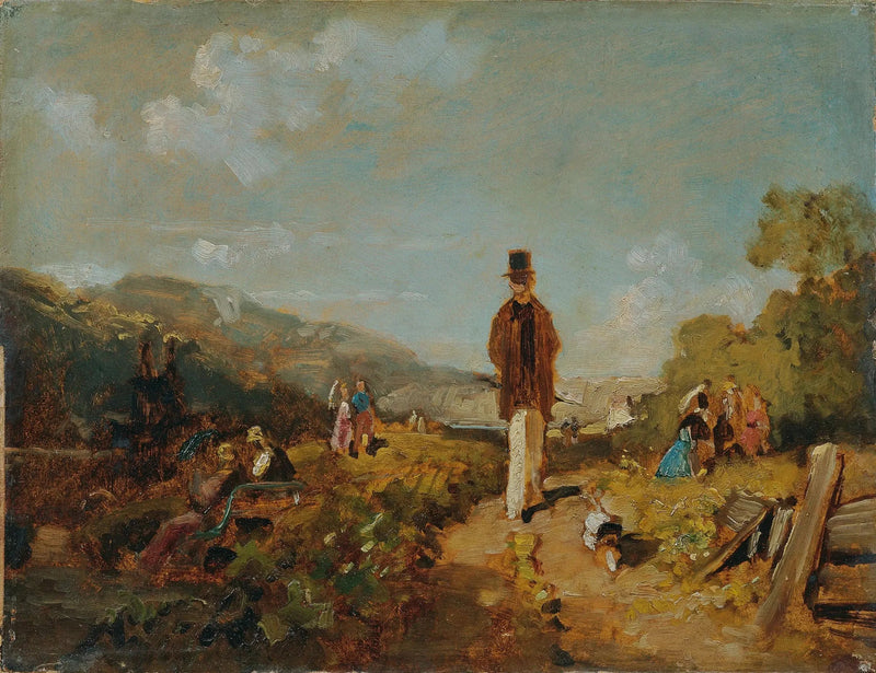 Der Hagestolz - Carl Spitzweg
