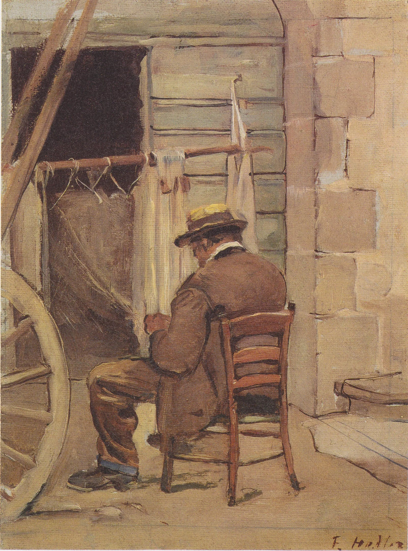 Der Netzflicker - Ferdinand Hodler