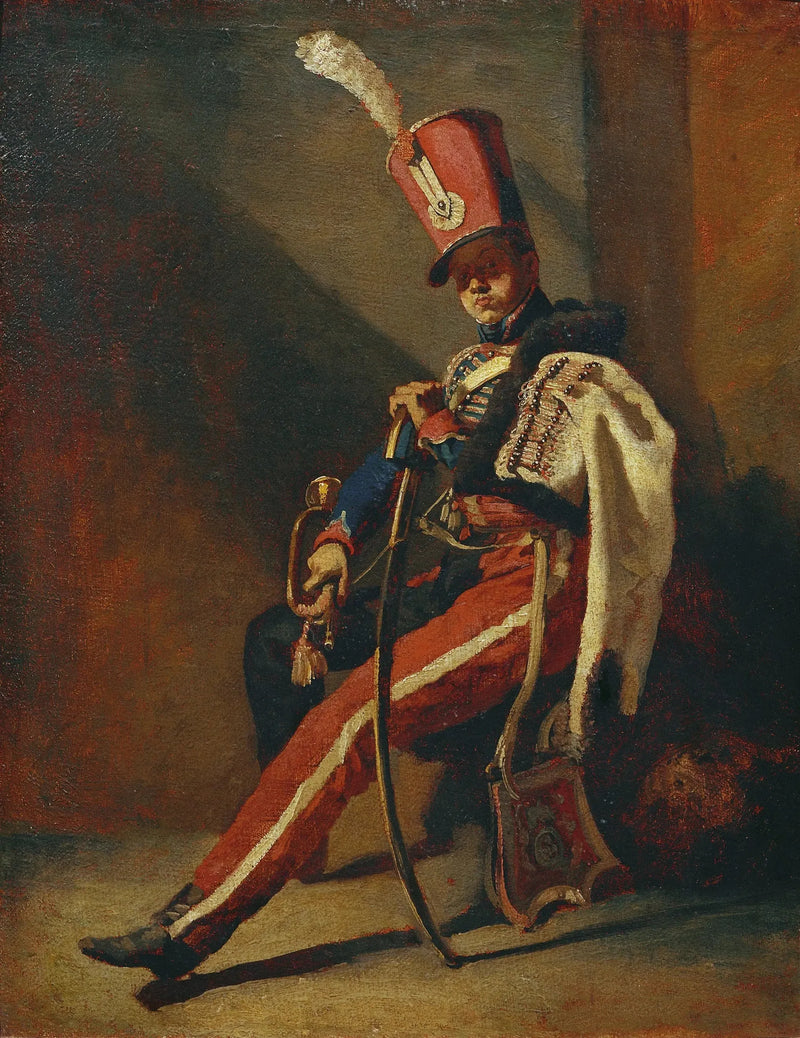 Der Trompeter der Orleans-Husaren - Théodore Géricault