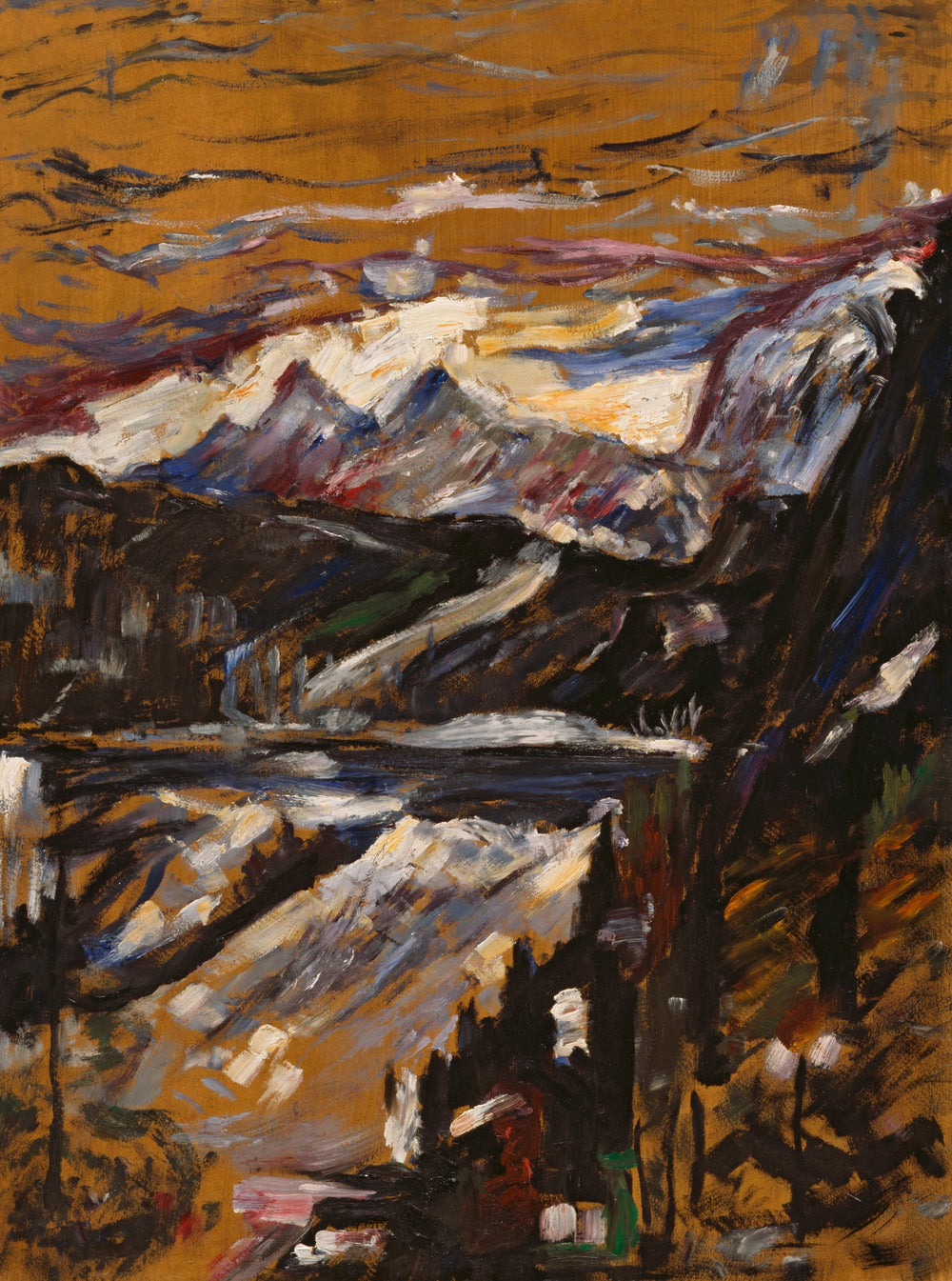 Der Walchensee - Lovis Corinth image 1 tableau peint à l’huile sur toile