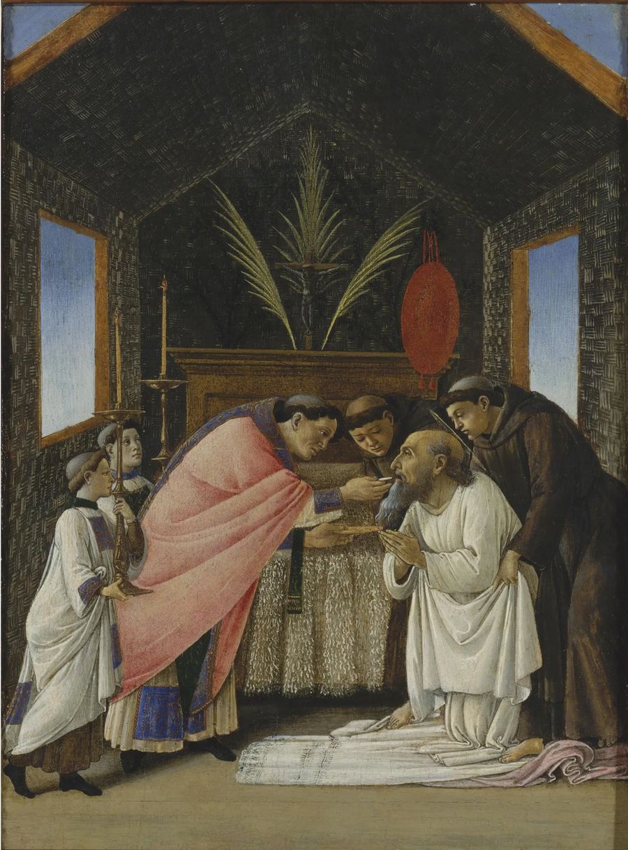 La Dernière Communion de saint Jérôme, début des années 1490 – Botticelli