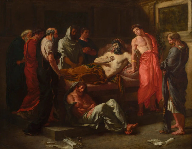 Dernières Paroles de l'empereur Marc Aurèle - Eugène Delacroix