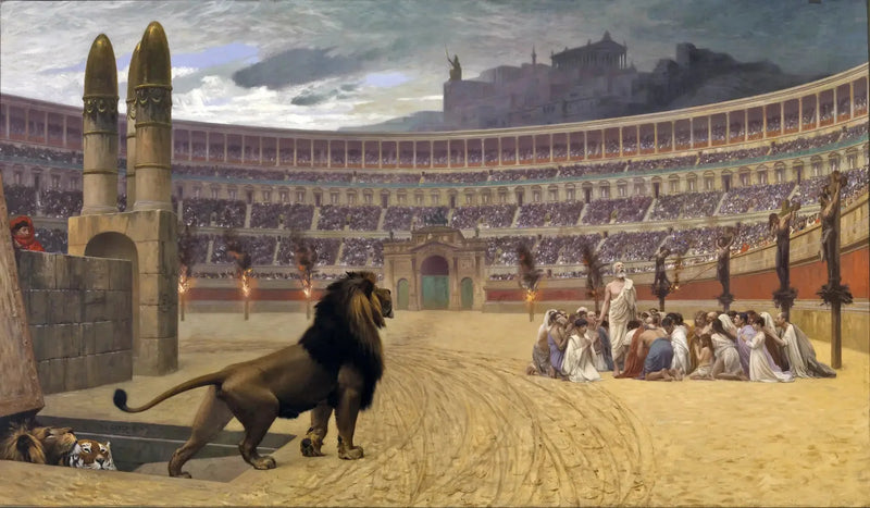 Dernières prières des martyrs chrétiens - Jean-Léon Gérôme