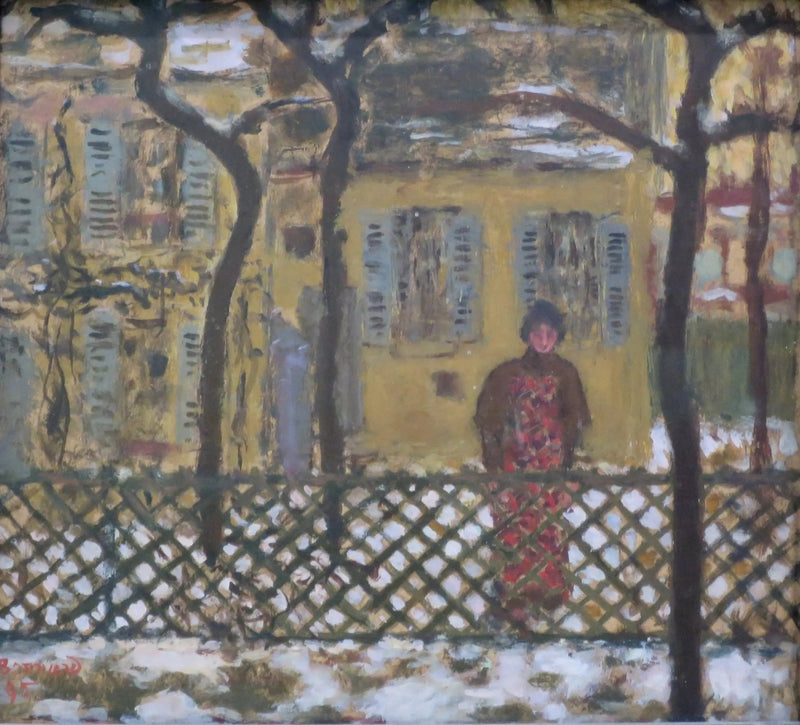 Derrière la clôture - Pierre Bonnard