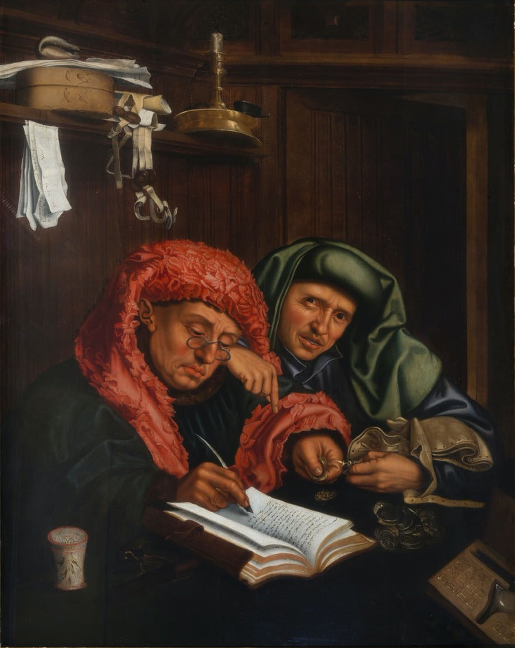 Deux agents des douanes - Marinus van Reymerswale