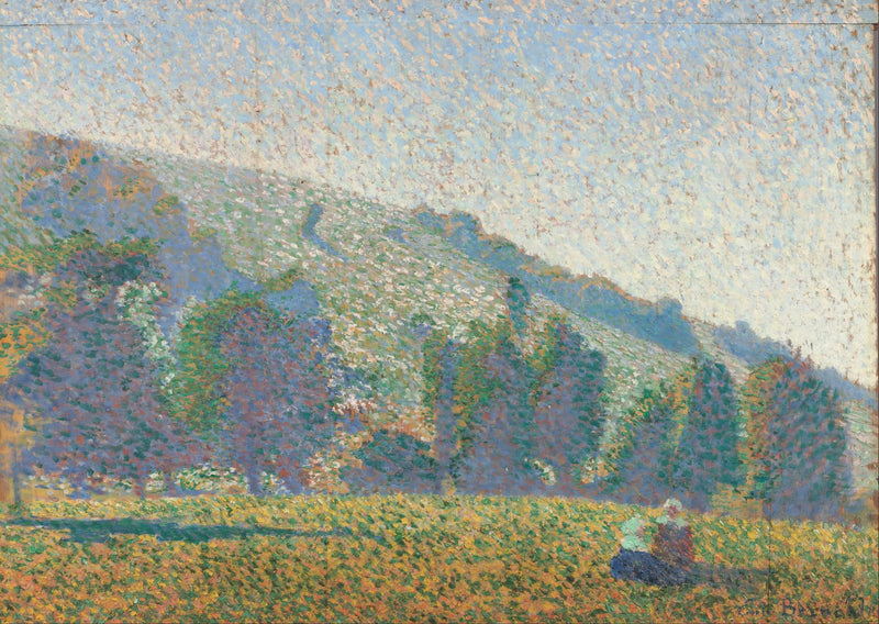 Deux Bretonnes dans une prairie - Émile Bernard