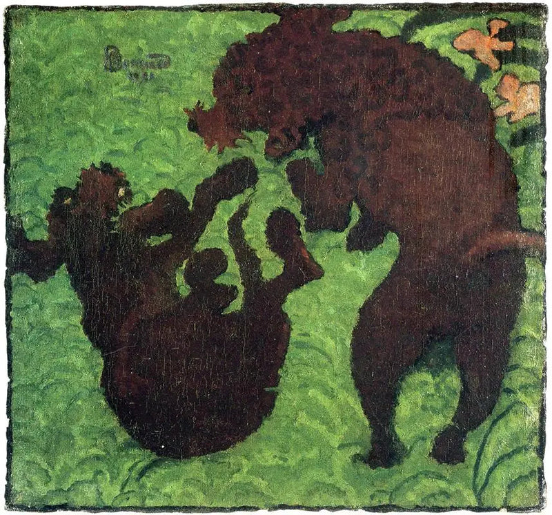 Deux chiens - Pierre Bonnard