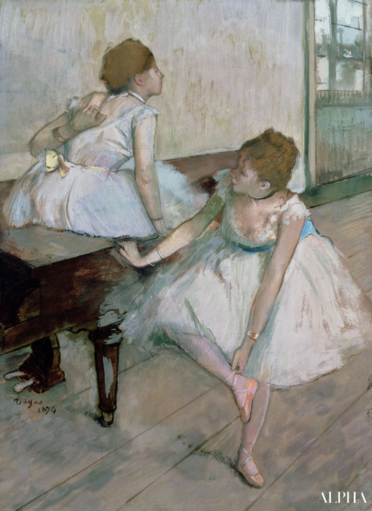 Deux danseurs se reposant - Edgar Degas - Reproductions de tableaux et peintures haut de gamme