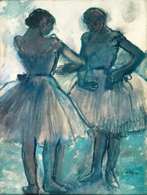 Deux Danseuses - Edgar Degas image 1 reproduction artisanale de tableau