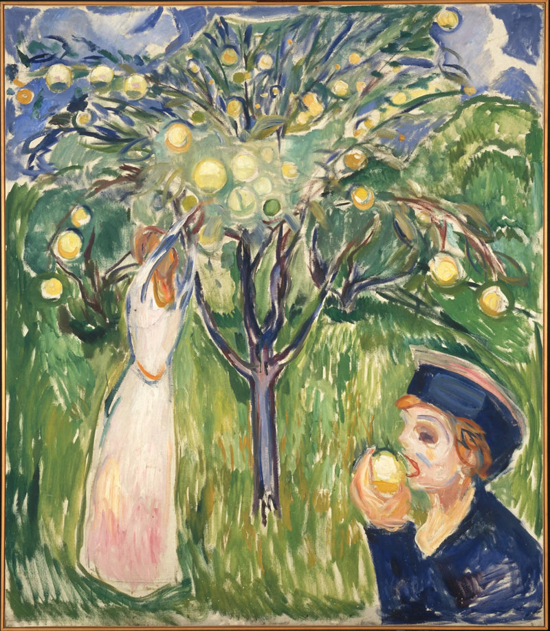 Deux Femmes au jardin - Edvard Munch
