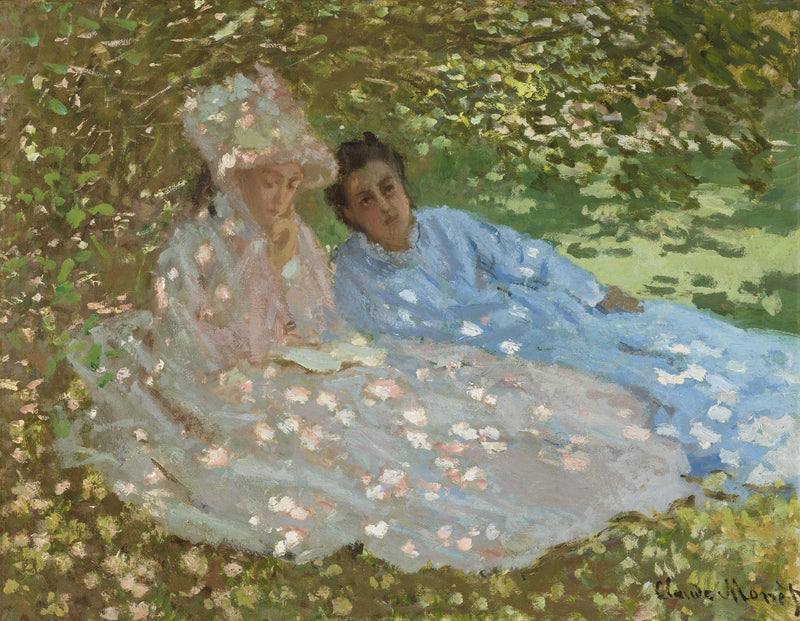 Deux femmes dans un jardin, vers 1872 – Claude Monet